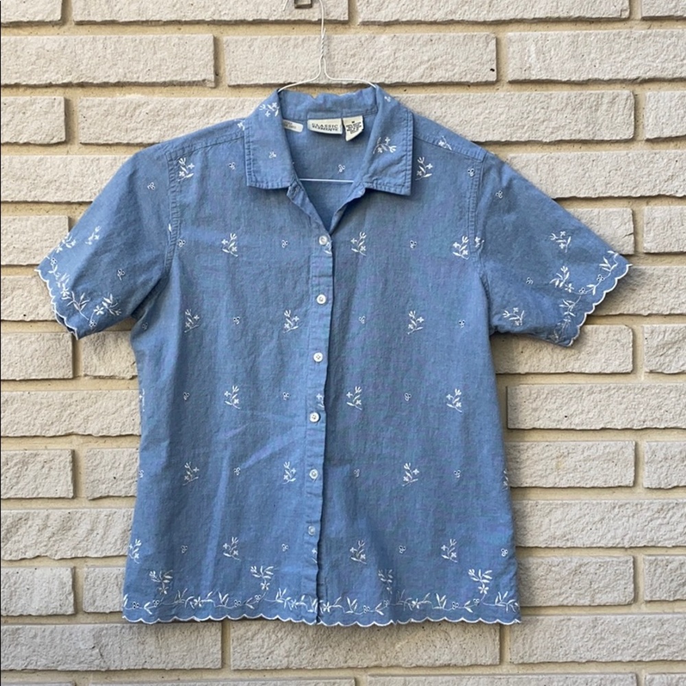 Light blue collared shirt